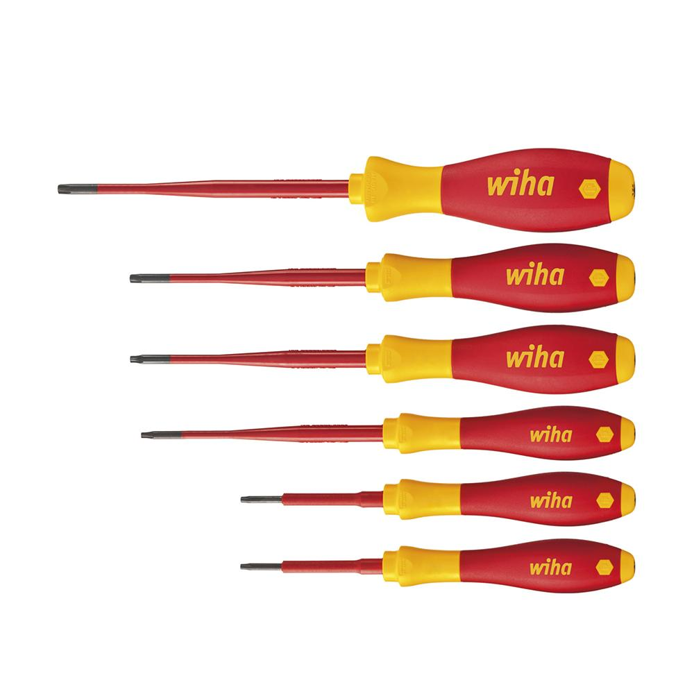 [Wiha] — Insulated Torx Screwdriver Set SlimFix 3251 K6
