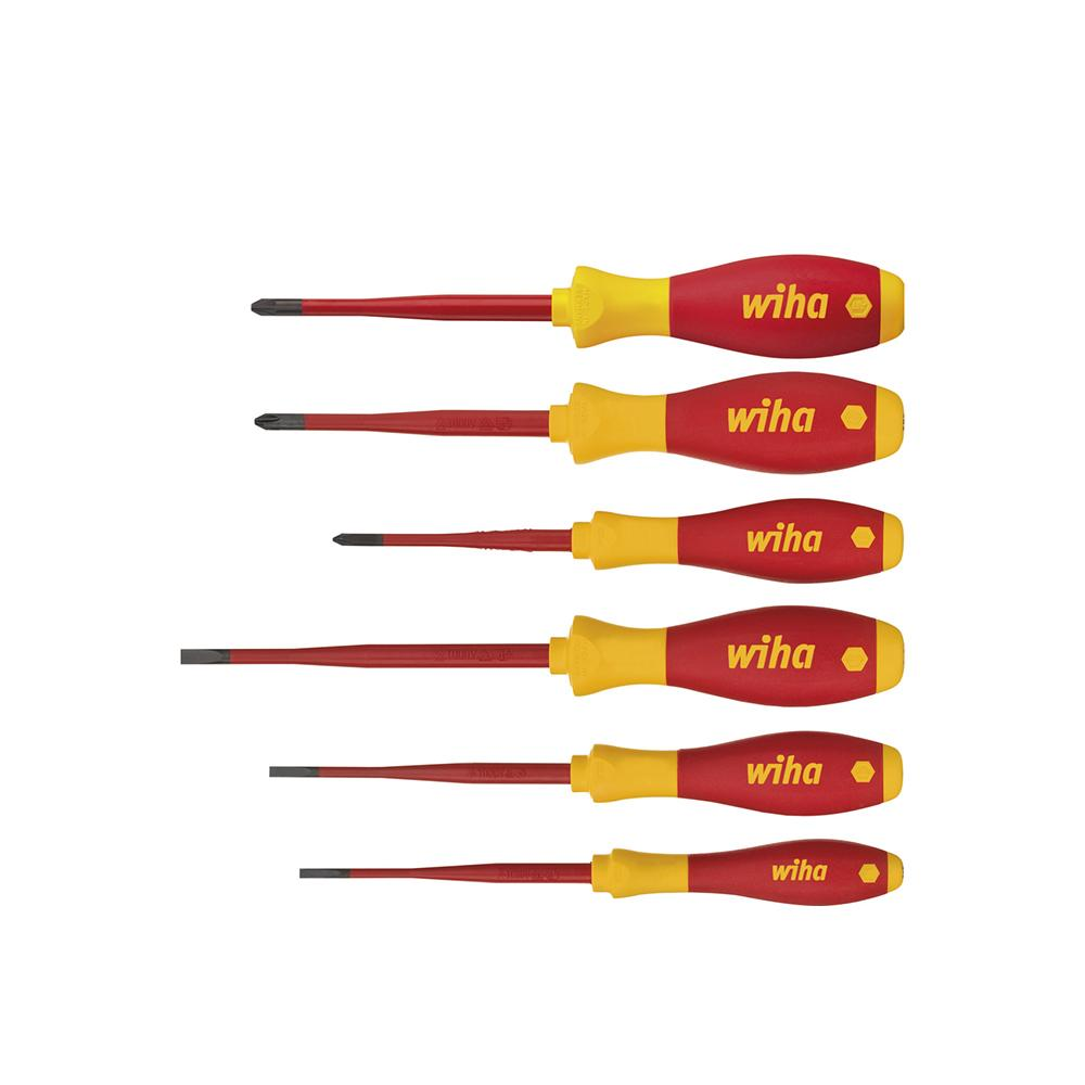 [Wiha] — Insulated Screwdriver Set SlimFix 3201 K601