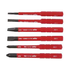[Wiha] — Insulated Bit Set SlimFix 2831 B902