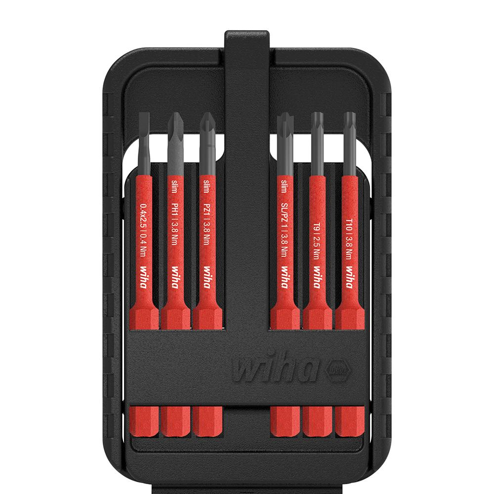 [Wiha] — Insulated Bit Set SlimFix 2831 B904