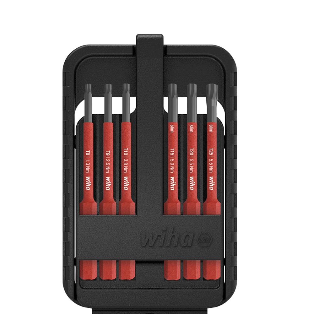 [Wiha] — Insulated Torx Bit Set SlimFix 2831 B501