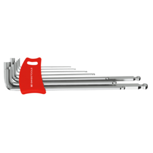 [PB Swiss Tools] — Ball End Hex L-Key Set Long Black 212LDH-10CN