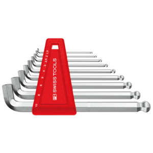[PB Swiss Tools] — Stubby Ball End Hex L-Key Set Short 2212.H-10 CN