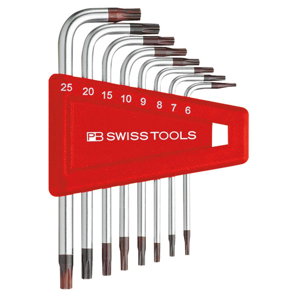 [PB Swiss Tools] — Torx Ball End L-Key Set 410H6-25CN