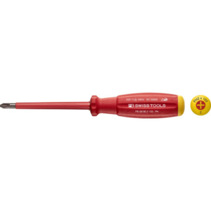 [PB Swiss Tools] — Insulated SwissGrip Screwdriver Phillips 58190