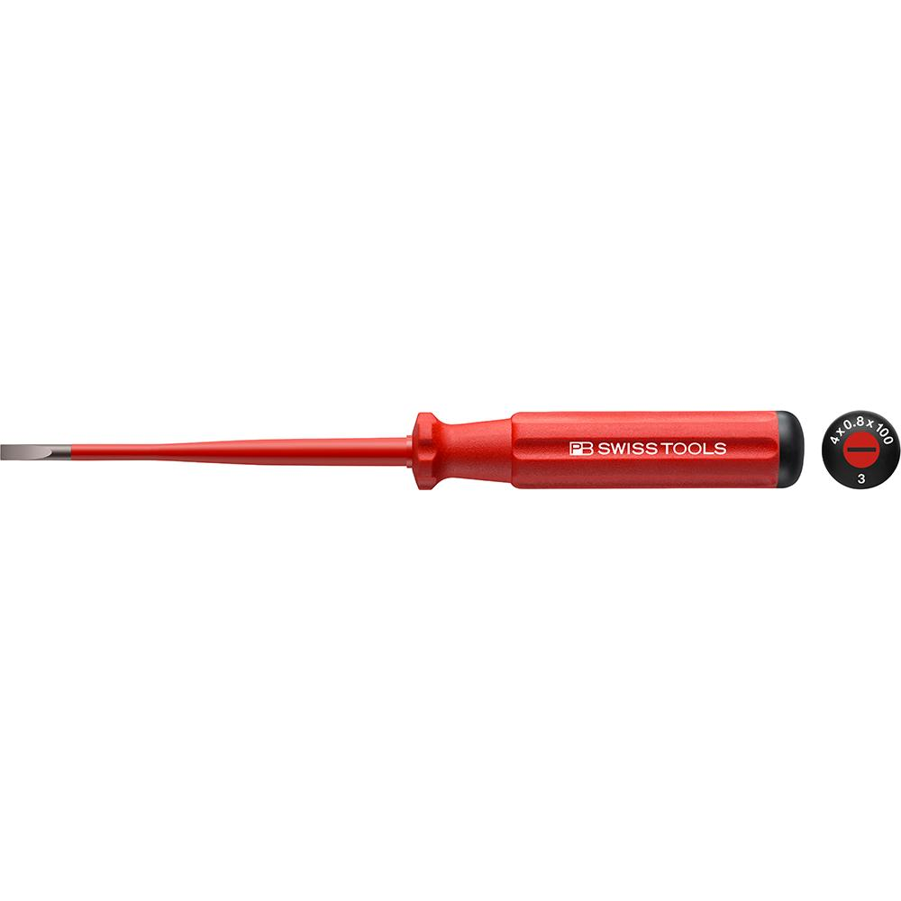[PB Swiss Tools] — Insulated Screwdriver Slim Slotted PB 5100 SL