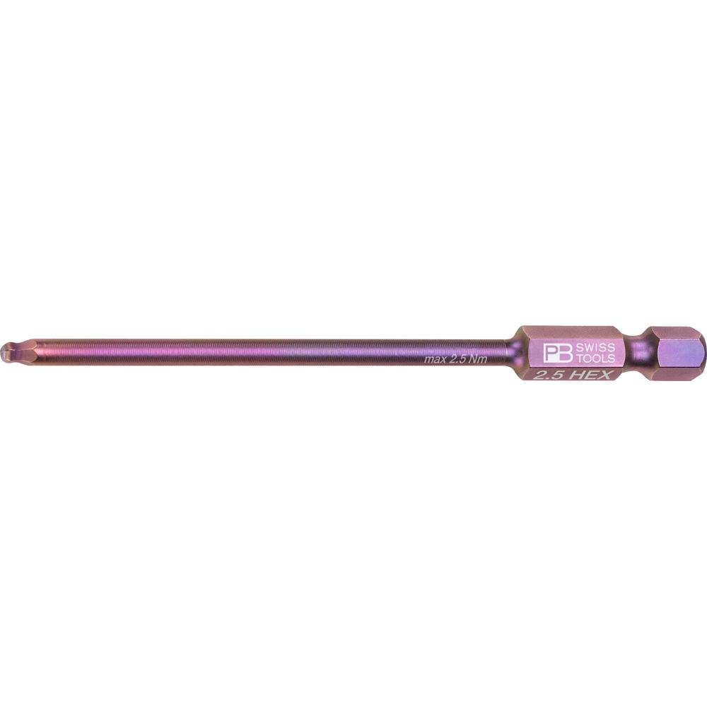 [PB Swiss Tools] — Ball End Hex Bit Long E6L.212