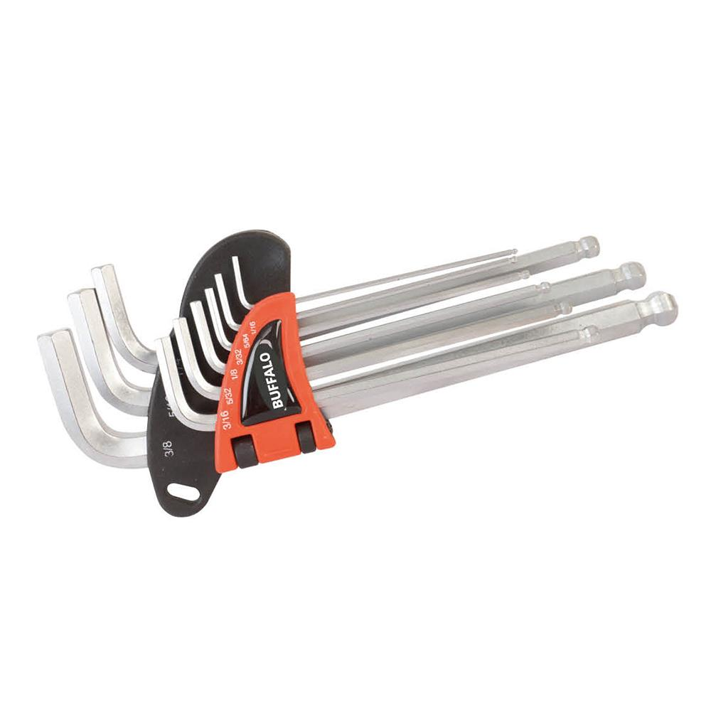 [Seshin Buffalo] — Ball End Hex L-Key Set Inch SB-BWCI