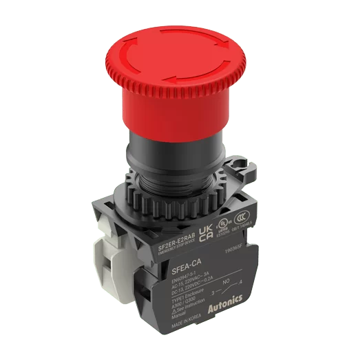 [AUTONICS] SF2ER Series Round Mount Emergency Stop Switches