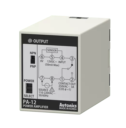 [AUTONICS] PA-12 Series 8-Pin Plug Sensor Controllers