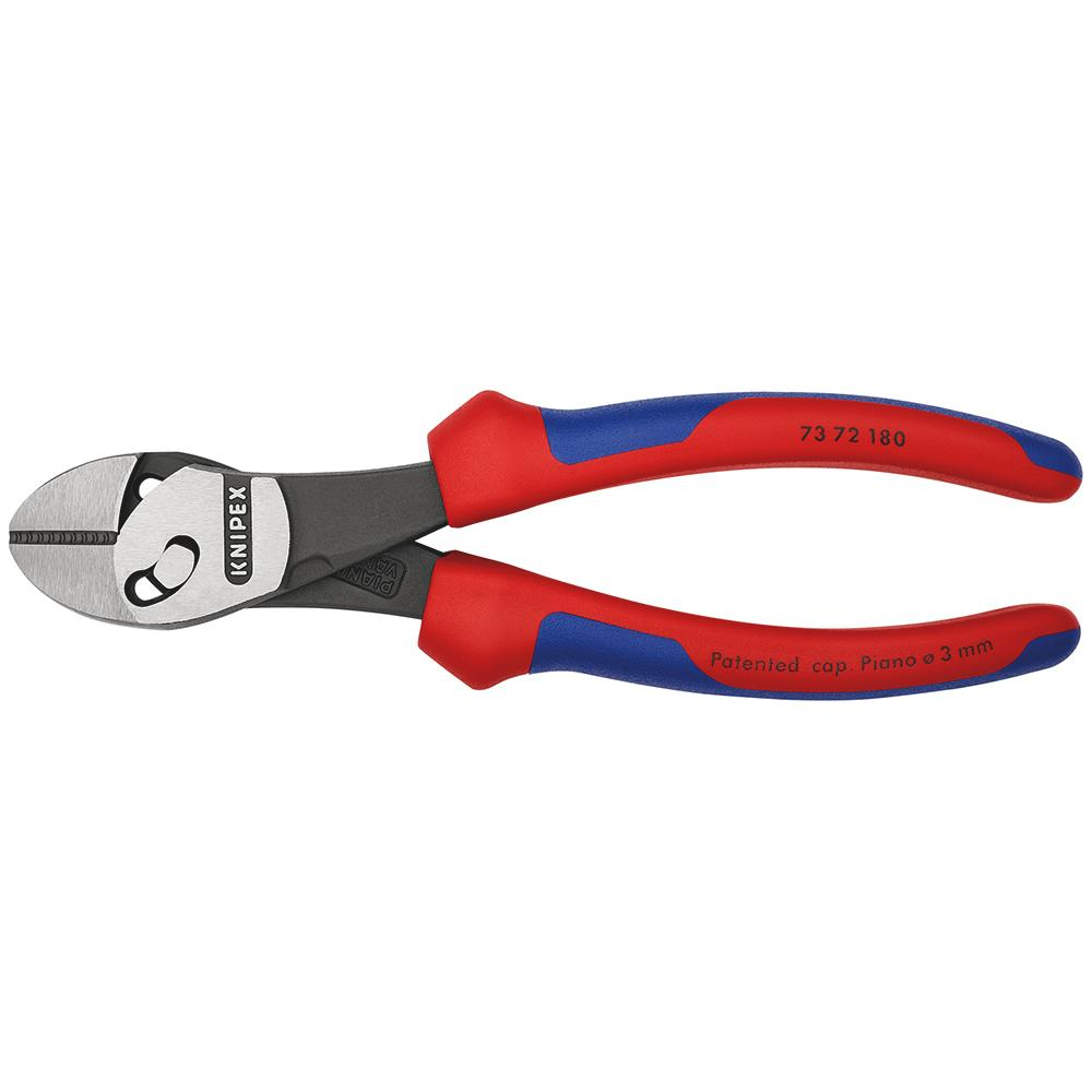 KNIPEX — Twin Force Diagonal Cutter 73 72 180 BK