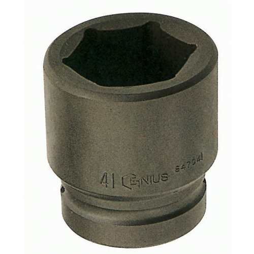 Genius — Impact Socket 1" Drive 6-Point Metric (17–44mm)