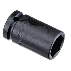 Genius — Semi-Deep Impact Socket 1/2″ Drive 6-Point Metric (10–24mm)