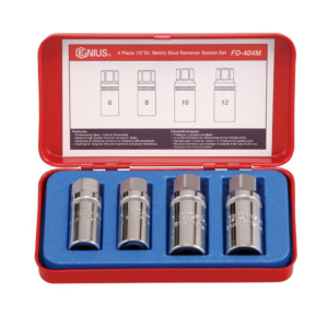Genius — Stud Remover Socket Set FD-404M (4-Piece)