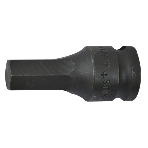 Genius — Impact Hex Bit Socket 3/8" Drive Short (4–17mm)