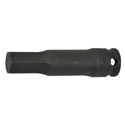 Genius — Impact Hex Bit Socket 1/2" Drive Long (4–21mm)