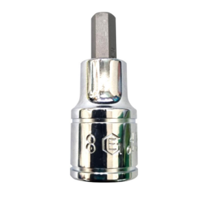 Genius — Hex Bit Socket 1/2″ Drive Short (4–12mm)