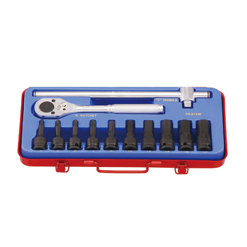Genius — Impact Hex Bit Socket Set TH-312M