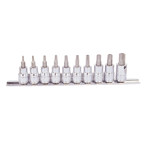 Genius — Torx Tamperproof Bit Socket Set BS-310TA