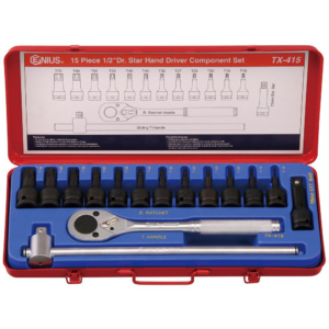 Genius — Impact Bit Socket Set TX-415