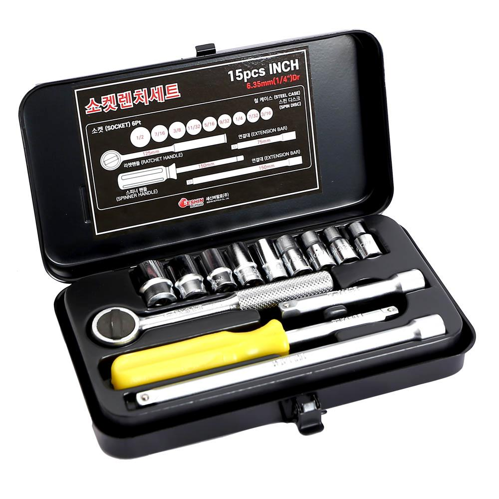 Seshin Buffalo — Socket Wrench Set 1/4DR inch