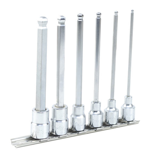TONE — Long Ball Point Hex Bit Socket Set HBH306L