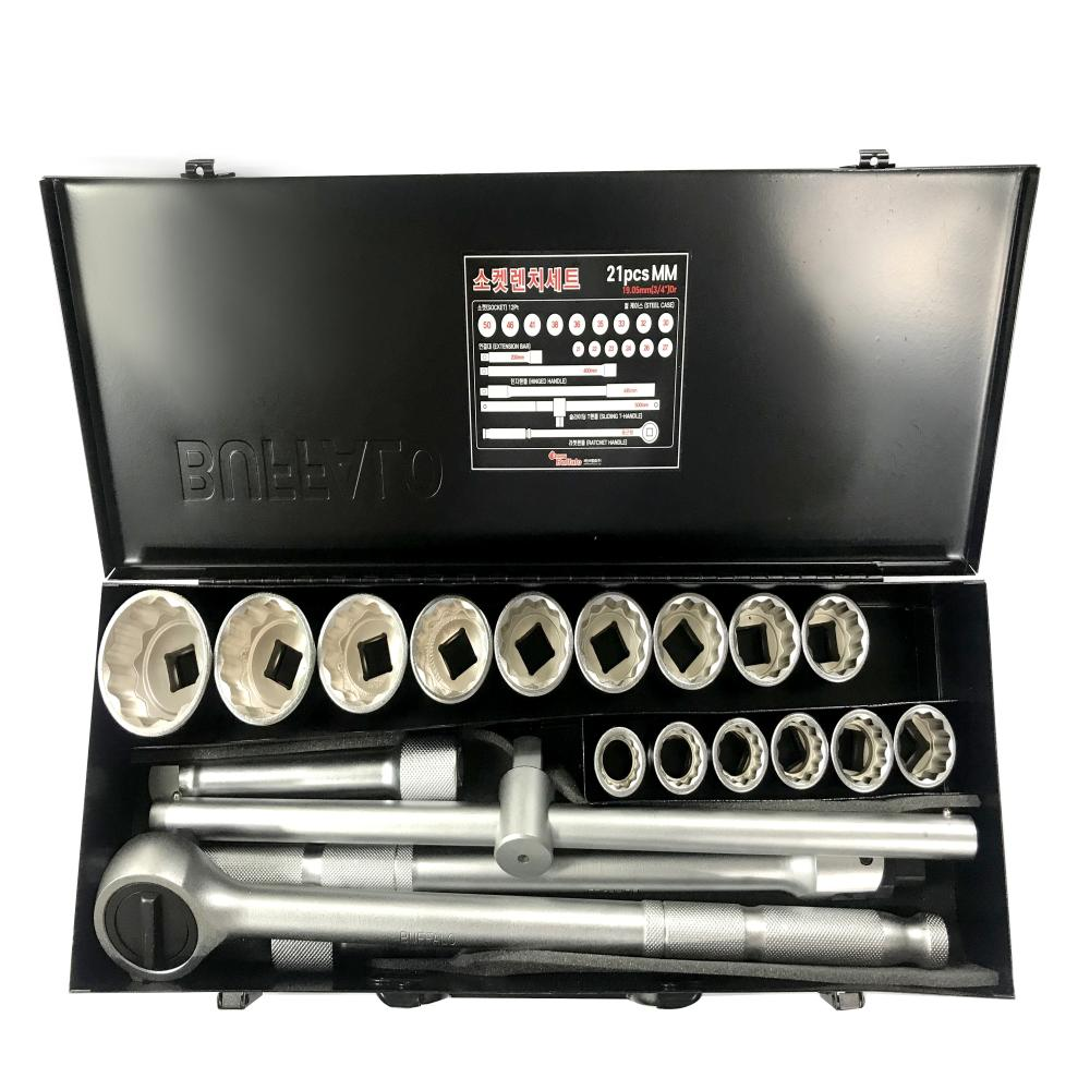 Seshin Buffalo — Socket Wrench Set 3/4DR inch 21pcs