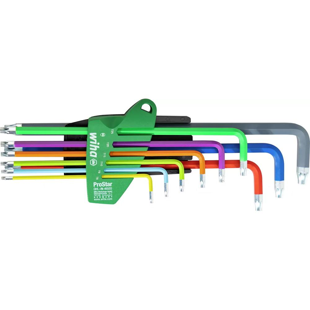 [Wiha] — Color Torx Hex L-Key Set SB366S 9F