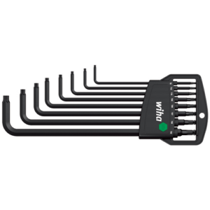 [Wiha] — Torx Ball End L-Key Set Long Black SB366BE H8
