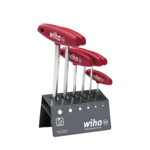 [Wiha] — Magic Ring Hex Driver Set with T-Handle 334RVB