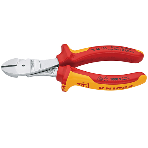 KNIPEX — Insulated High Leverage Diagonal Cutter 74 06 Series