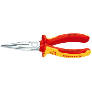KNIPEX — Insulated Snipe Nose Side Cutting Plier 25 06 160 SB