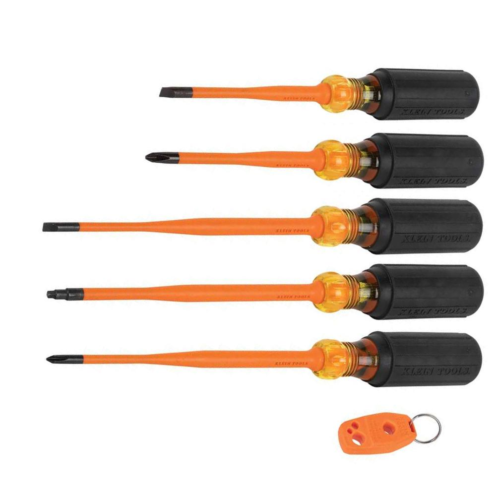 KLEIN TOOLS — Insulated Screwdriver Set 33736INS (6-Piece)