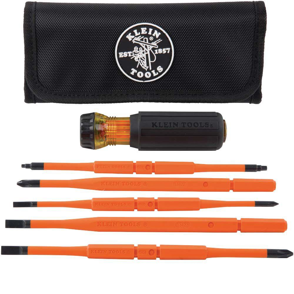 KLEIN TOOLS — Insulated Dual Screwdriver Set 32288 (7-Piece)