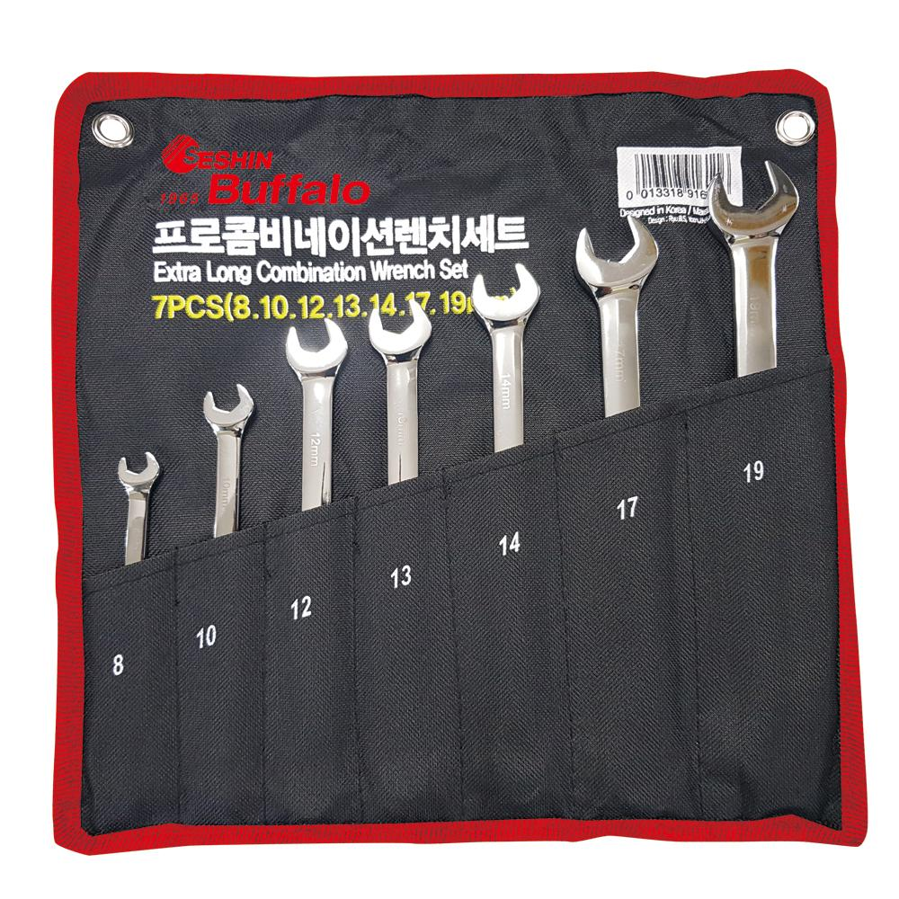 Seshin Buffalo — Extra Long Combination Wrench Set