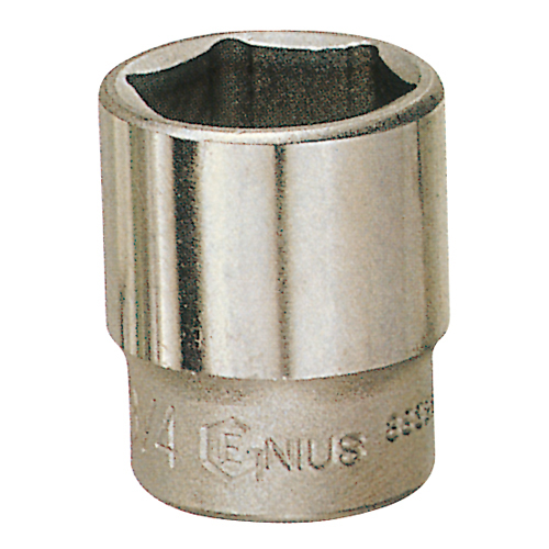 Genius — Hand Socket 1/4" Drive 6-Point (3–7mm)