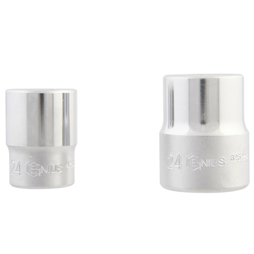 Genius — Hand Socket 1/2" Drive 6-Point Inch Series