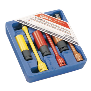 Genius — Impact Socket and Torque Extension Bar Set CW-406M