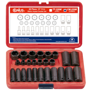 Genius — Impact Socket Set CM-326M