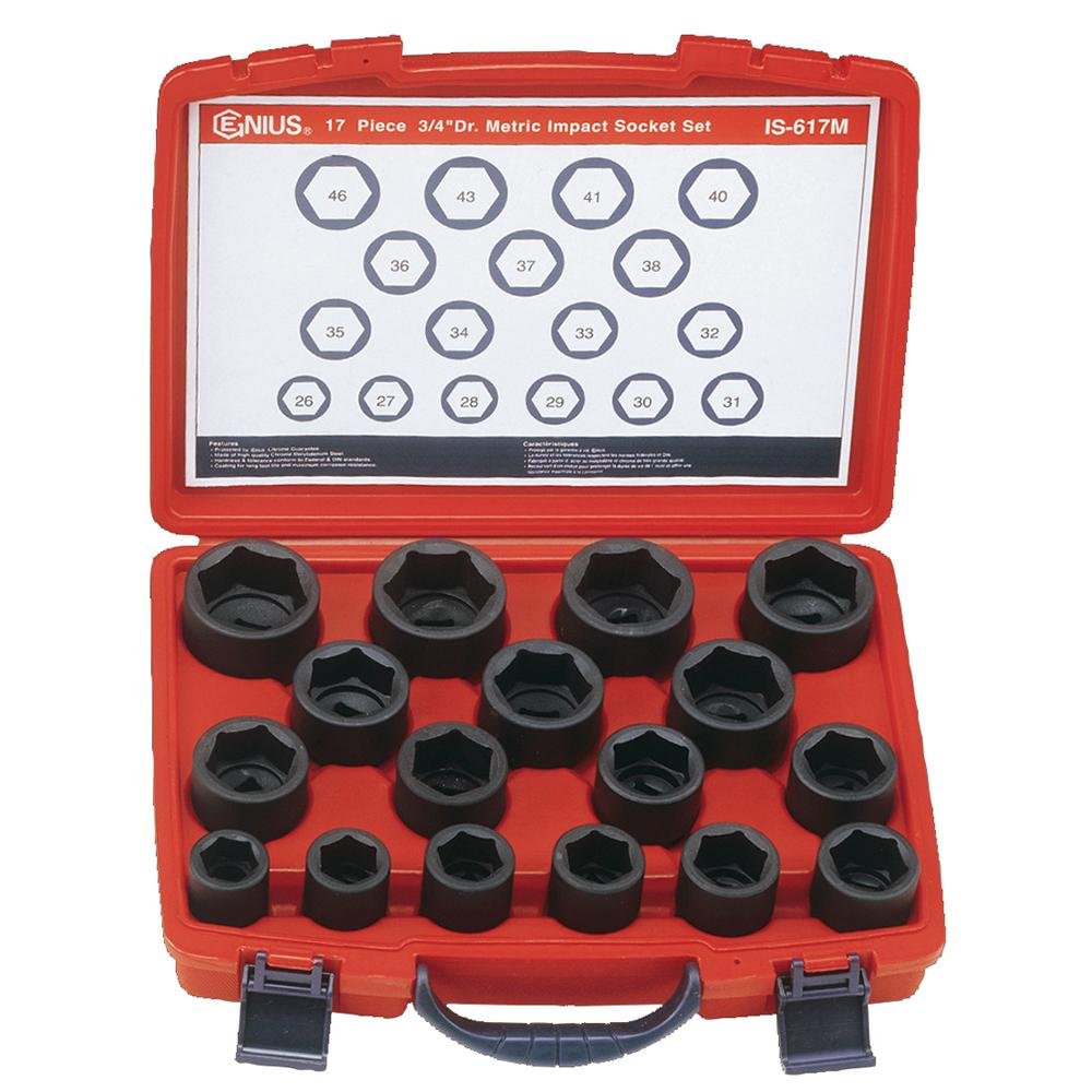 Genius — Impact Socket Set IS-617M