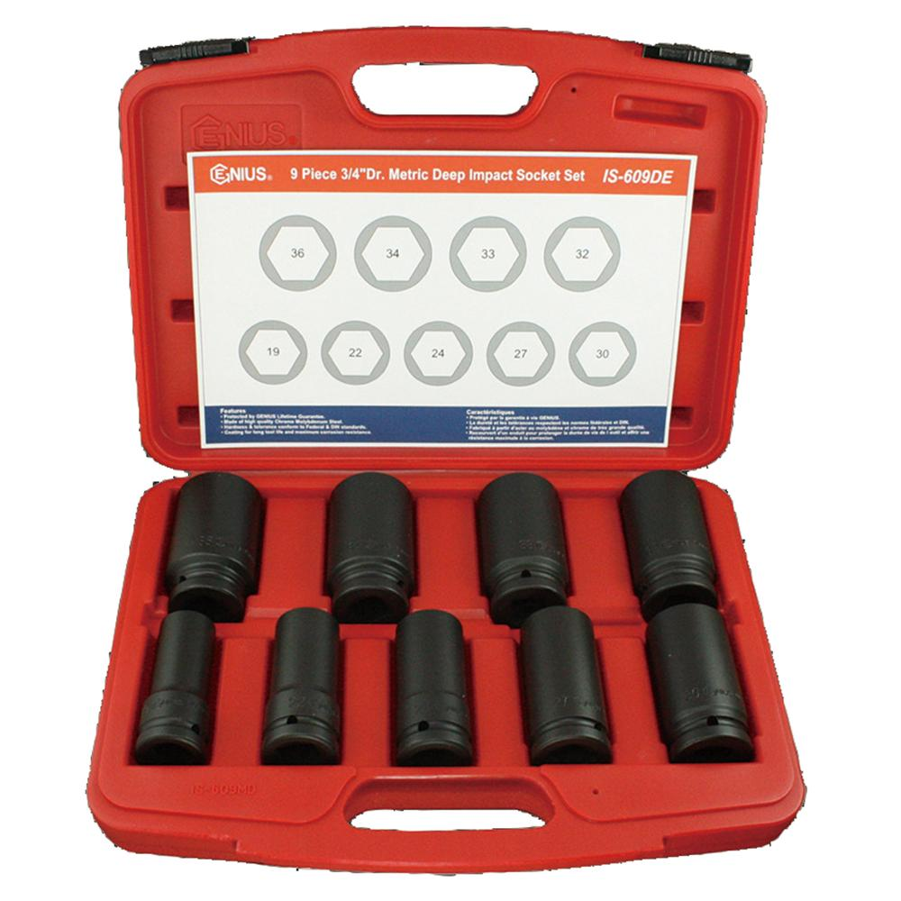 Genius — Deep Impact Socket Set IS-609DE