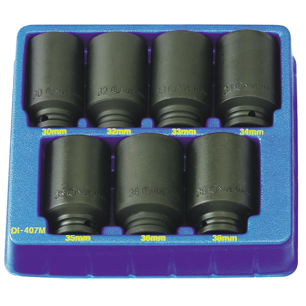 Genius — Deep Impact Socket Set DI-407M