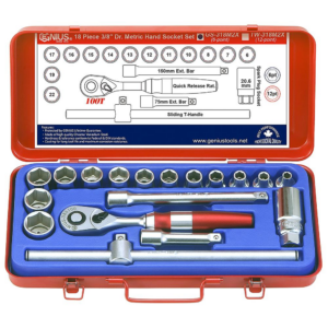 Genius — Hand Socket Set GS-318M2X