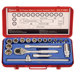 Genius — Hand Socket Set GS-318M2