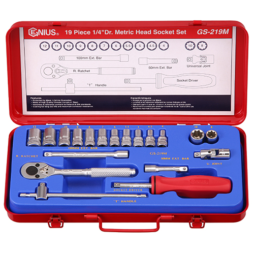 Genius — Hand Socket Set GS-219M