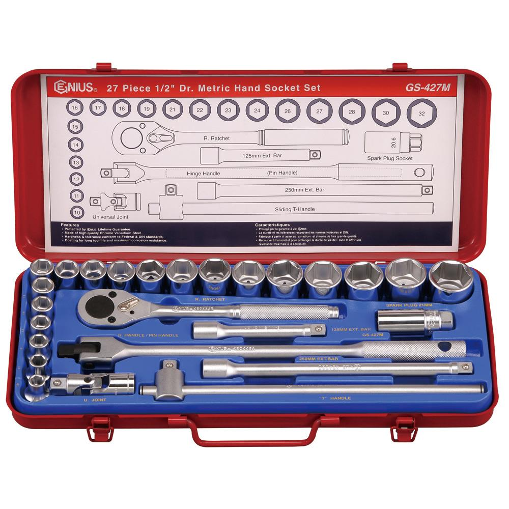 Genius — Hand Socket Set GS-427MA