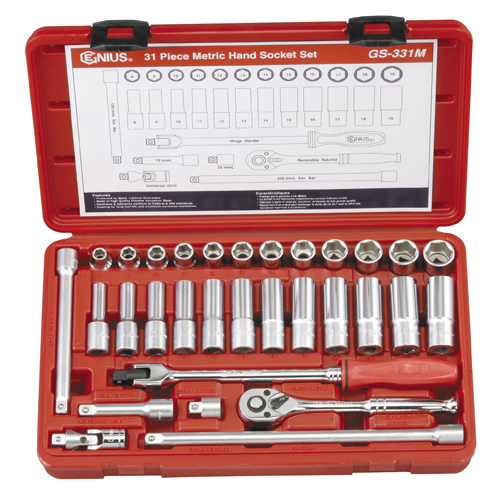 Genius — Hand Socket Set GS-331M