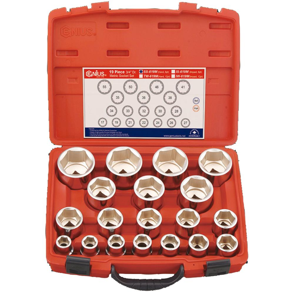 Genius — Hand Socket Set SS-619M