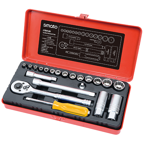 SMATO — Socket Wrench Set 1/4" 3/8" 22pcs