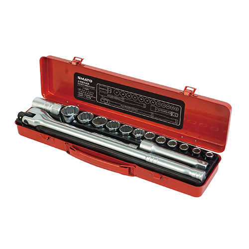 SMATO — Socket Wrench Set 1/2" 17pcs 12PT